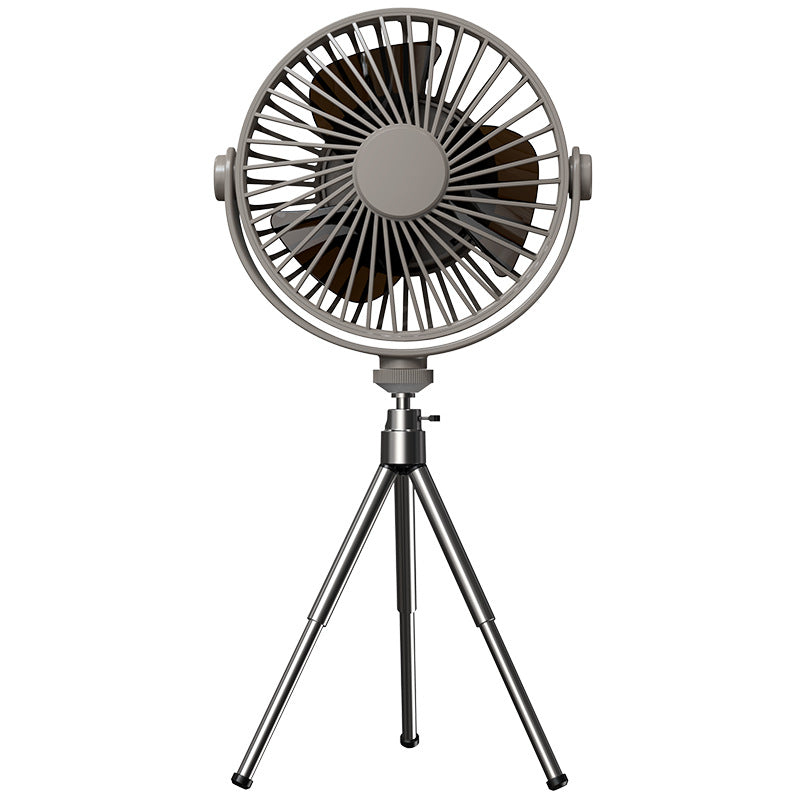 New Multi-Function Tripod Outdoor Camping Lighting Fan Intelligent Remote Control Timing Can Hang Small Fans