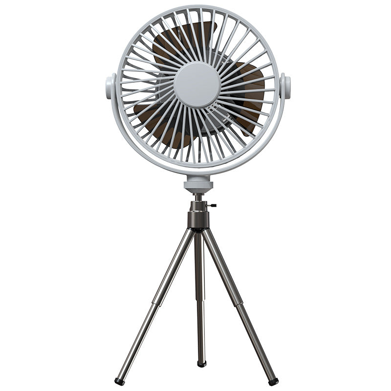 New Multi-Function Tripod Outdoor Camping Lighting Fan Intelligent Remote Control Timing Can Hang Small Fans
